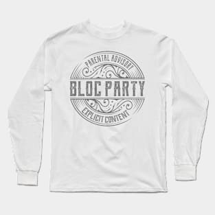 Bloc Party Vintage Ornament Long Sleeve T-Shirt